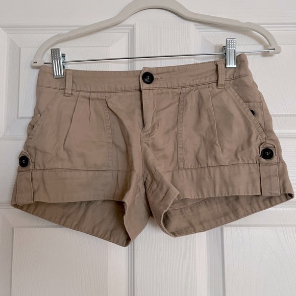 Mango Pants - Women's Tan Shorts